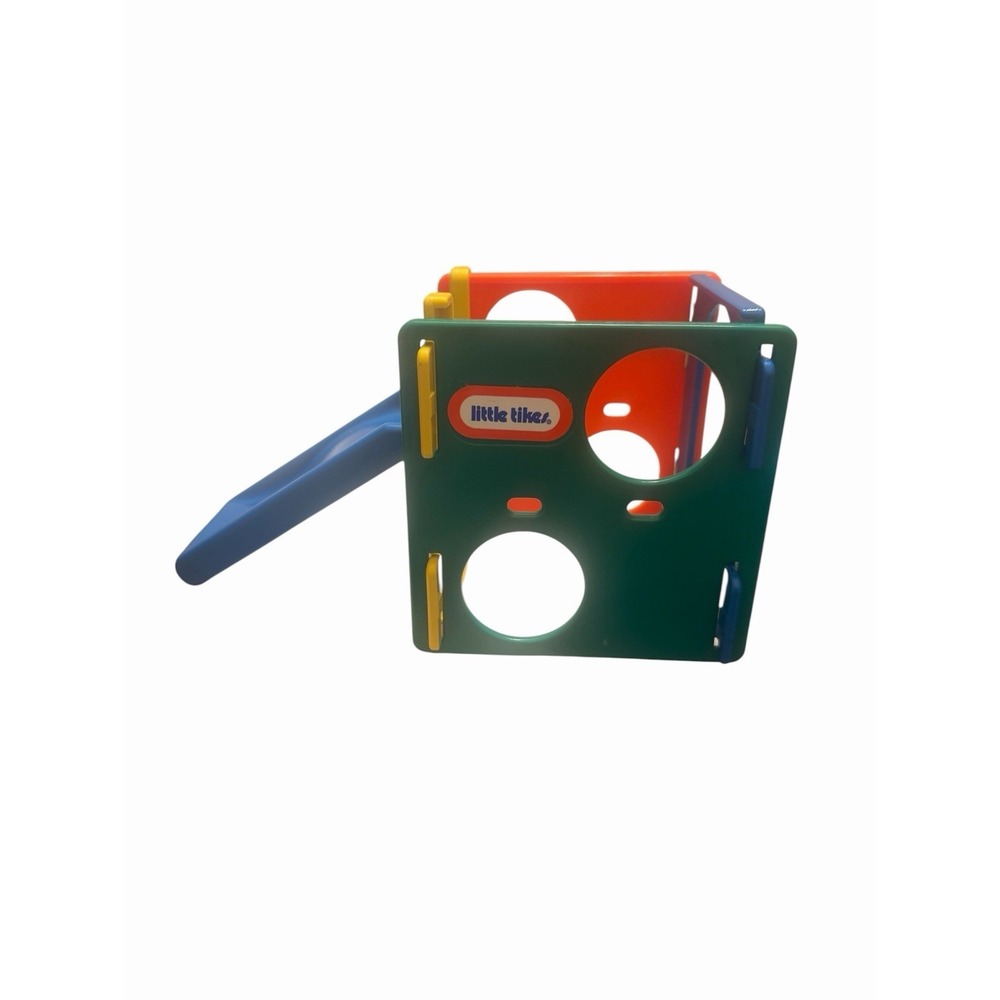 DOLLHOUSE SIZE Vintage Little Tikes Jungle Gym Slide Play Cube